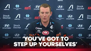 Michael Voss thinks Swans were too dominant | Carlton Press Conference | Fox Footy