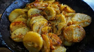 Easy Southern Style Skillet Sauteed Potatoes | Side Dish