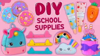 20 DIY - SCHOOL SUPPLIES IDEAS - BACK TO SCHOOL HACKS AND CRAFTS