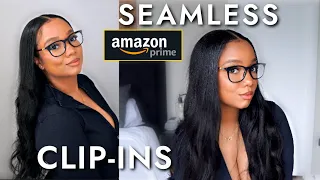 The BEST Amazon Clip-ins I've Found! 🔺 Seamless Undetectable Clip-ins | Perfect For FINE Hair too!