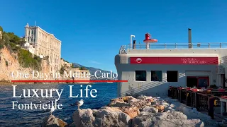 One day in Monte-Carlo | Billionaire Lifestyle | Fontvieille | Principality of Monaco