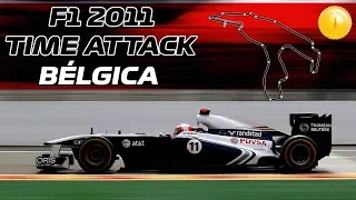 F1 2011 - TIME ATTACK SCENARIO 3 - BÉLGICA - MEDALHA DE OURO | Jogos Clássicos | #30K