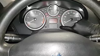 Remise à zéro compteur vidange Peugeot 207