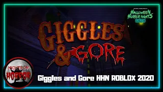 Giggles and Gore First Person POV Walkthrough - HHN Roblox 2020