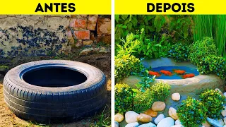 22 DIYs INCRÍVEIS PARA O SEU JARDIM || Dicas úteis para as plantas