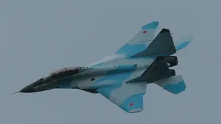 Агрессивный пилотаж Миг-35, авиасалон МАКС 2021 (тренировочные полеты) 16.07.21.