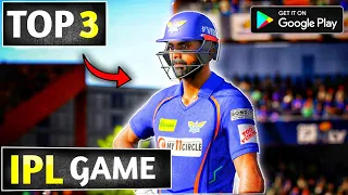 TOP 3 BEST IPL CRICKET GAME WITH REALISTIC GRAPHICS ON ANDROID