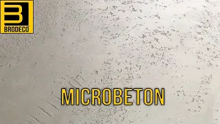 «Мікробетон» від ТМ Brodeco. Штукатурка з ефектом бетону. Відео-урок.