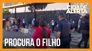 Mãe se arrisca no centro de SP em busca do filho dependente da droga K9