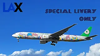 Plane spotting in Los Angeles International Airport - Special livery only