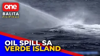 Oil spill mula sa Oriental Mindoro, umabot na sa Verde Island