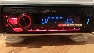 Автомагнитола Pioneer MVH-S120UB. Прием на длинных волнах.