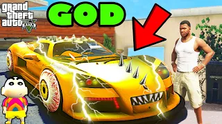 Franklin Find The Most Expensive and Luxury God Car in GTA 5 | SHINCHAN and CHOP