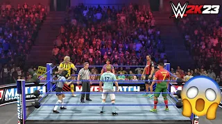 WWE 2K23 - Ronaldo vs Haaland vs Maradona vs Zlatan vs Messi vs Bruyne - Elimination Match | 4K