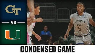 Georgia Tech vs. Miami Condensed Game | 2022-23 ACC Women’s Basketball