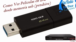 Como ver Películas por medio de USB en DVD "bien explicado y demostrado"