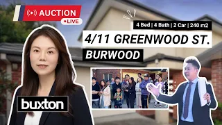 Live Auction @ 4/11 Greenwood Street, Burwood