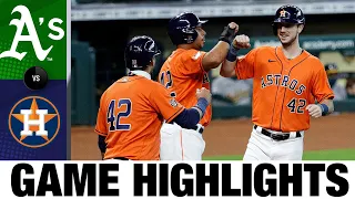 McCullers Jr. leads Astros past A's, 4-2 | A's-Astros Game 1 Highlights 8/29/20