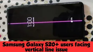 Samsung Galaxy S20+ Display Suddenly Starts Showing Vertical Lines, Some Users in India Complain