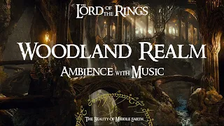 Lord Of The Rings | Woodland Realm | Ambience with Music | 3 Hours