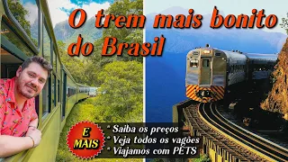 PASSEIO EM TREM DE LUXO DE CURITIBA PARA MORRETES COM OPEN BAR, PETS E UMA NATUREZA IMPRESSIONANTE