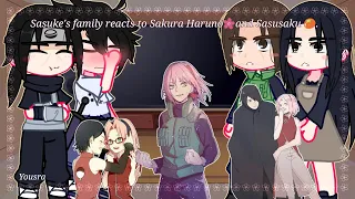 Sasuke's family reacts to Sakura 🌸 and Sasusaku 🍅/ English and Portuguese/Yousra.