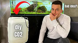 HOW TO MAKE A DIY CO2 SYSTEM - XXL DIY CO2 SYSTEM😱 (don't try this at home)