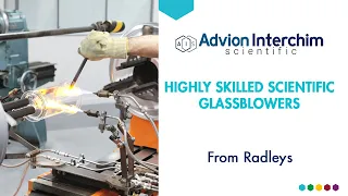 Radleys - Highly skilled scientific glassblowers at work creating precision scientific glassware