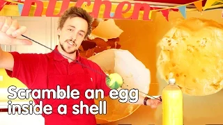 How to scramble an egg INSIDE its shell | Do Try This At Home | We The Curious