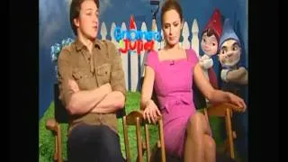 Emily Blunt and James McAvoy Gnomeo and Juliet interview