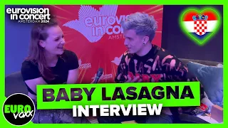 🇭🇷 BABY LASAGNA - RIM TIM TAGI DIM (INTERVIEW) // Eurovision in Concert // Croatia Eurovision 2024