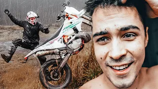 TO BYŁ MOCNY WYPADEK NA ENDURO! BRACIA GODZIEK & REZI