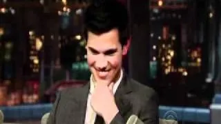 Taylor Lautner On David Letterman (01/07/2010) - x