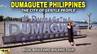 DUMAGUETE CITY Philippines Rizal Boulevard Walking Tour | The City of Gentle People [4K]