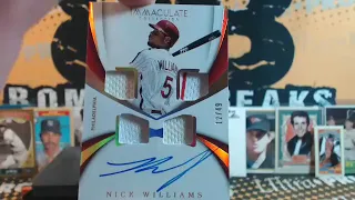 eBay Sunday 18 Immaculate BB 4 Box Break 8.26.18