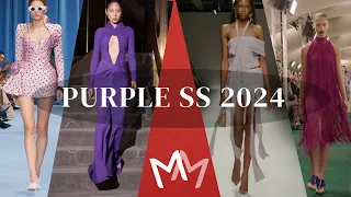 Purple inspiration Color for Spring Summer 2024  (How to Wear Purple)