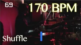 170 BPM Shuffle Beat - Drum Track