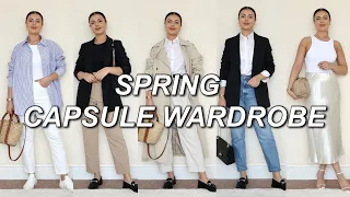 SPRING CAPSULE WARDROBE | 25 CASUAL CHIC OUTFITS IDEAS