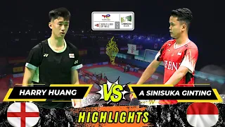 Badminton Siniksuka Ginting vs Harry Huang Thomas Cup 2024