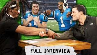 Cam Newton & Luke Kuechly REUITE LIVE & talk Panthers Football | FULL INTERVIEW