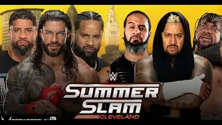 WWE 2k24 Jey Uso & Roman Reigns & Jimmy Uso vs Tama Tonga & Solo Sikoa & Jacob Fatu