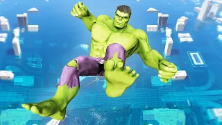 GTA 5 Ragdolls HULK Jumps/Fails (Euphoria Physics/Compilation) #2