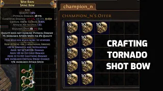 POE: Short Guide to Crafting a 100+ Divine TS Bow (+Vaal Gamble)(◆◆expensive)