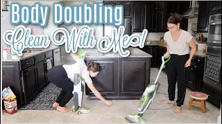 Body Doubling Whole House Clean With Me!  3 Layers Of Cleaning, Surface, Sanitize, Disinfect!