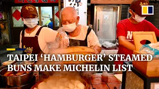 Michelin Guide recognises 60-year-old Taipei street food stall and its famous guabao ‘hamburger’