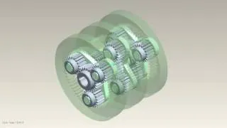 Planetary Gearbox with 3 Stages of Reduction