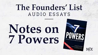 The Founders' List: Mind the Moat, Notes on 7 Powers from Flo Crivello (Founder & CEO Teamflow)