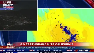 EARTHQUAKE SHAKES CALIFORNIA: A 7.1 earthquake follows a 6.4 in the same area