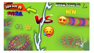 Worms Zone io Biggest Snake New 2024 || 8LAKH+ 😱HIGHEST SCORE IN WORM ZONE #new #gaming #worldrecord