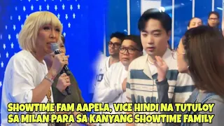 SHOWTIME AAPELA SA MTRCB, VICE GANDA HINDI TUTULOY SA MILAN PARA SA KANYANG SHOWTIME FAMILY